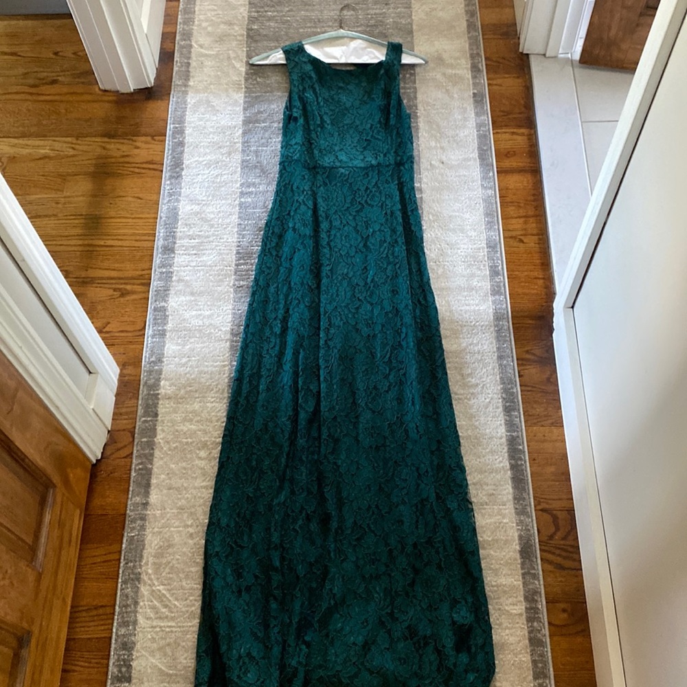 Lulus green lace maxi